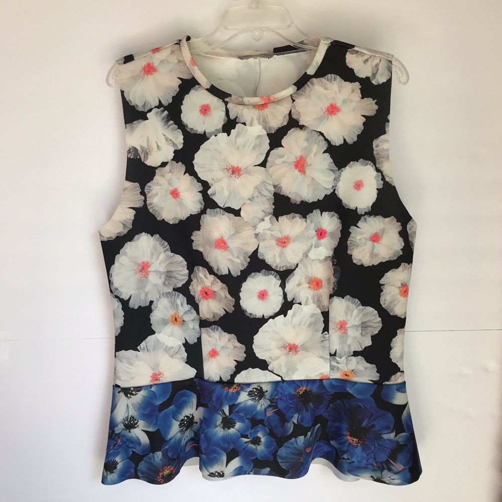 Women’s floral peplum top
